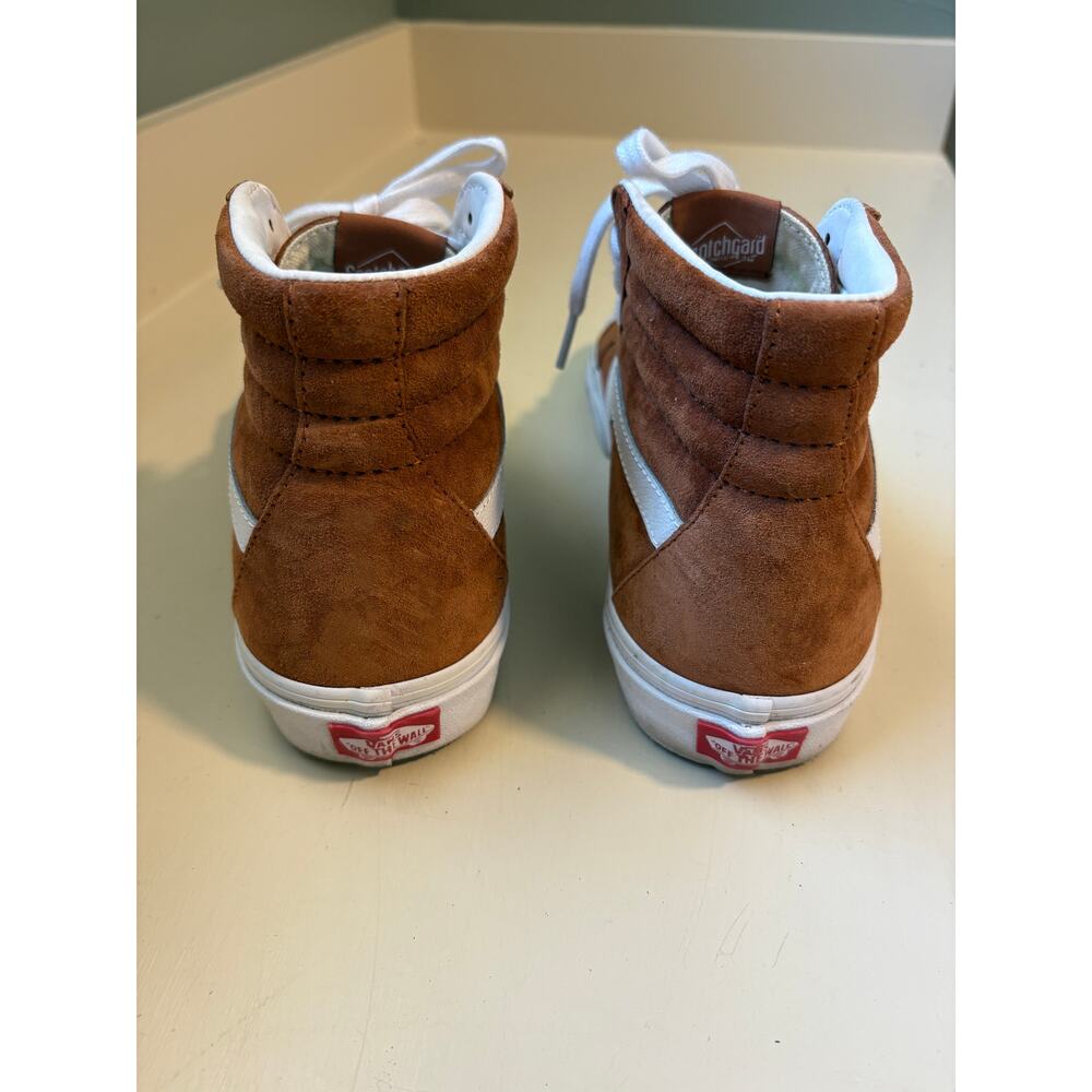 Vans Sk8-Hi Suede Brown W 9.5/M 8 - Picture 3 of 9
